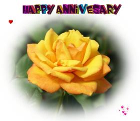 Anniversary greeting card