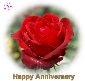 Anniversary greeting card