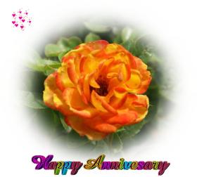 Anniversary greeting card