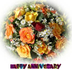 Anniversary greeting card