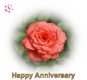 Anniversary greeting card