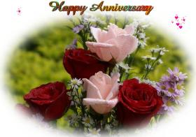 Anniversary greeting card