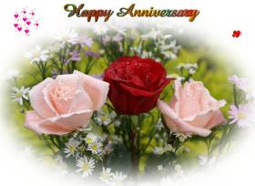 Anniversary greeting card