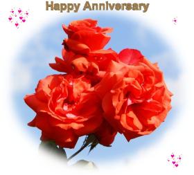 Anniversary greeting card