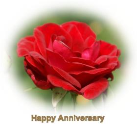 Anniversary greeting card