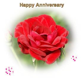 Anniversary greeting card