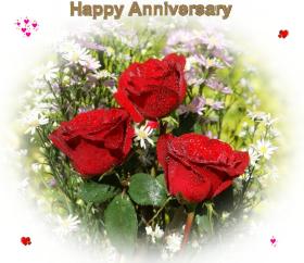 Anniversary greeting card