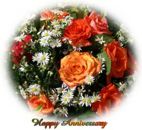 Anniversary greeting card