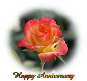 Anniversary greeting card