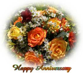 Anniversary greeting card