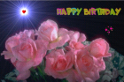 happy birthday lovecards - free birthday ecards with pink roses for happy birthday