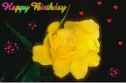 happy birthday love cards with yellow roses for happy birthday