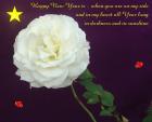 Happy New Year is .. greeting card