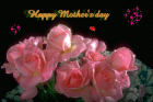 mother's day free ecards with pink roses for mothers day