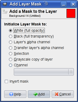 Add Layer Mask