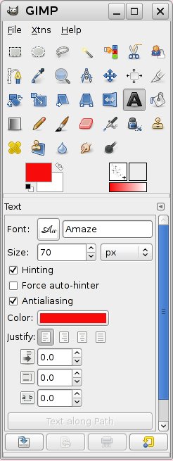 Font, Size and Color