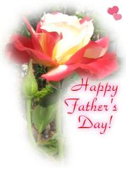 Father's Day beautiful rose e-card - beautiful flower