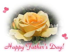 Fathers Day rose e card