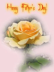 Happy Father's Day yellow rose card