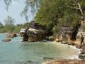 Beach scenery Cambodia