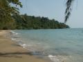 Beach scenery Cambodia