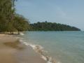 Beach scenery Cambodia