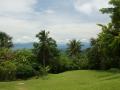 Golf course ocean view scenery